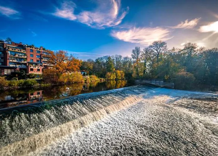 Designer An Der Leineinsel In Hannover, Direkt Am Wasser In Ruhiger Laage, Messeapartment Διαμέρισμα Ανόβερο
