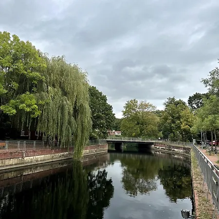 Designer An Der Leineinsel In Hannover, Direkt Am Wasser In Ruhiger Laage, Messeapartment Appartamento *